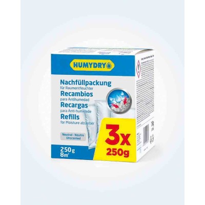 Humydry Recargas Anti-humidade 3x250g