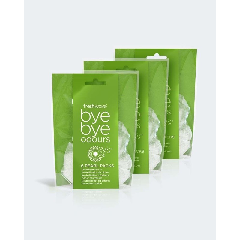 Lote 3 Packs de Perlas Neutralizadoras de olores Freshwave