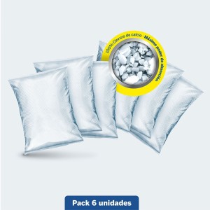 Lote de 6 Recargas Antihumidade Humydry 250g