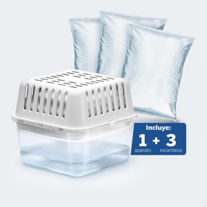 Lote Antihumedad Humydry Compact 250g + 3 recambios