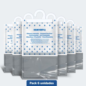 Lote Humydry 6 Cabides Anti-humidade