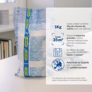 Lote Humydry 6 Recargas 1kg