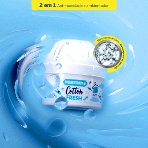 Lote HUMYDRY® 4 Mini Desumidificadores 75 g – Cotton Fresh