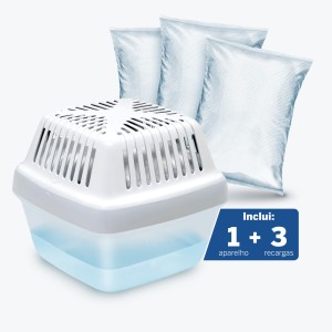 Lote Humydry Premium Plus 500g + 3 recargas