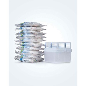 Lote de 10 Recargas de 1 kg + Desumidificador Premium de 1000 g