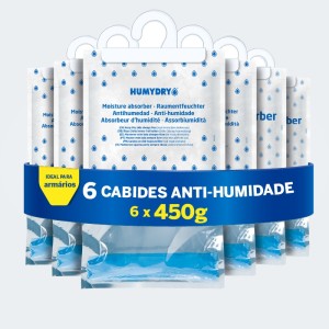 Lote Humydry 6 Cabides Anti-humidade | Armários