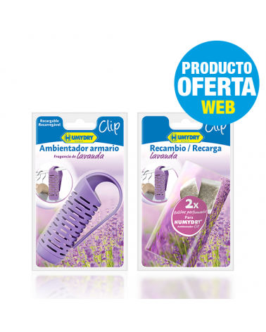 Lote HUMYDRY® Armario Olor Lavanda