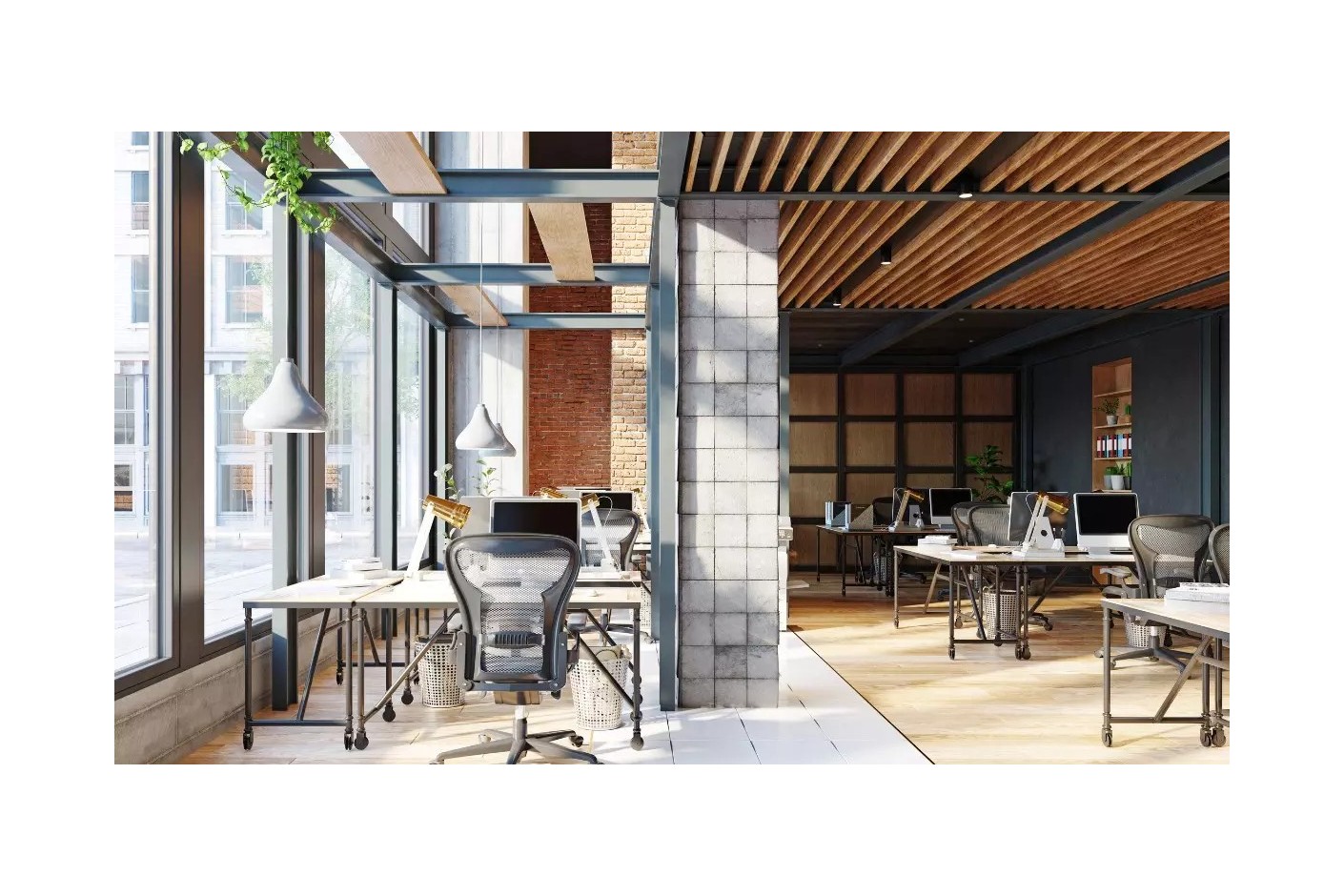 Cria um espaço de trabalho saudável e sem humidade.